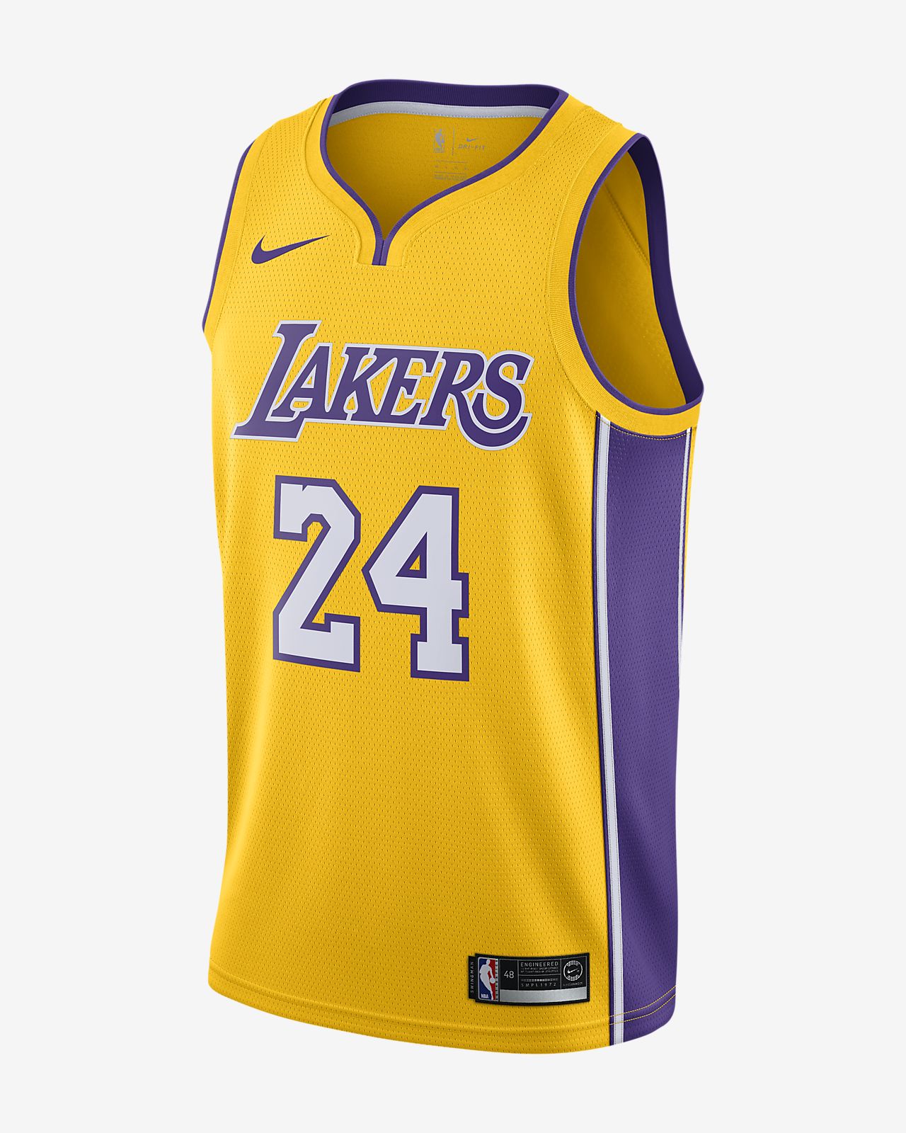 男款 nike nba 球衣 kobe bryant icon edition swingman (los