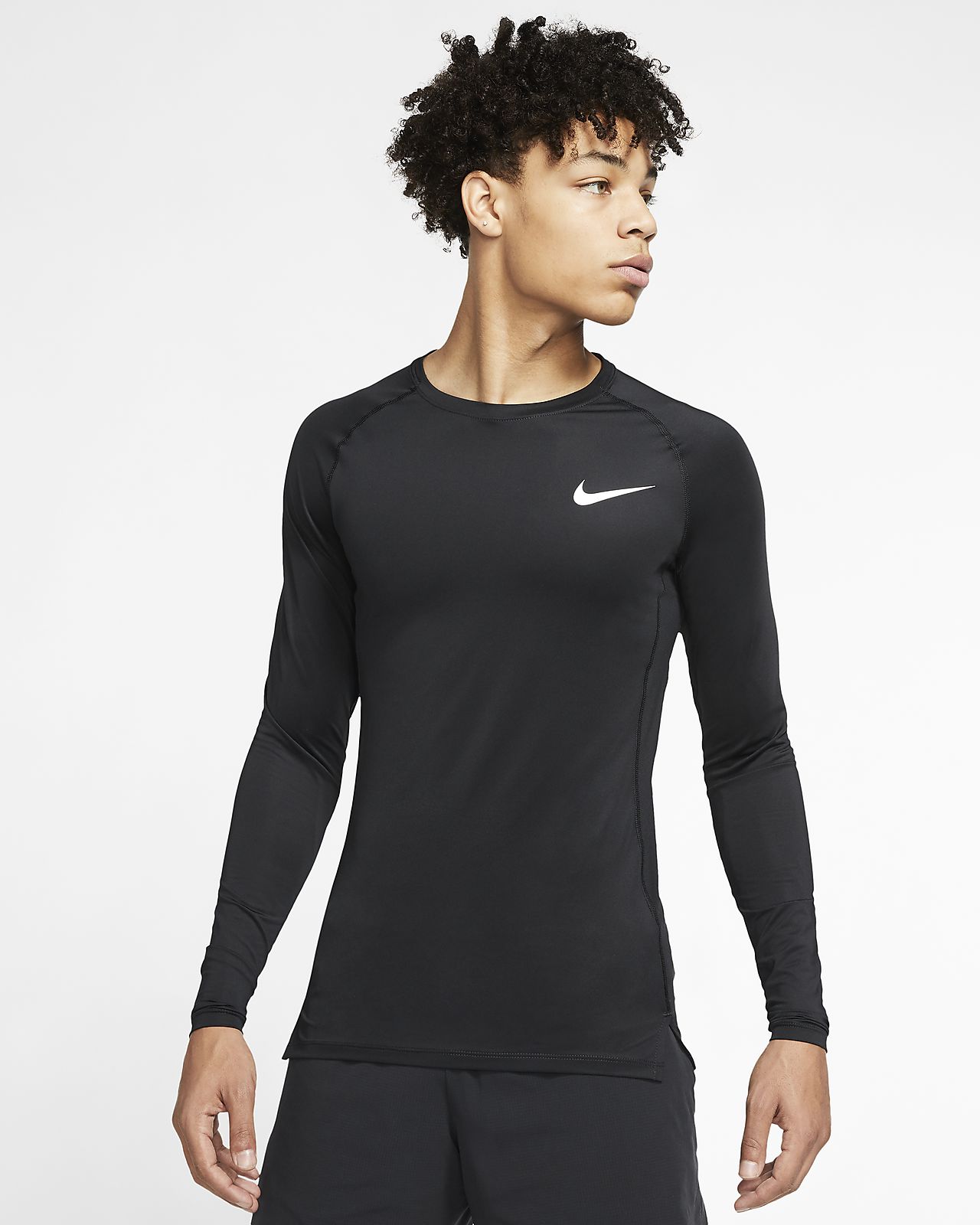 Nike Pro Men S Tight Fit Long Sleeve Top Nike