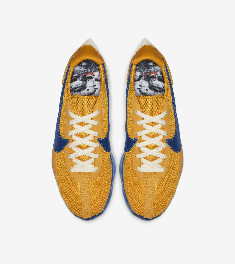 nike moon racer "yellow ochre & sail &  "