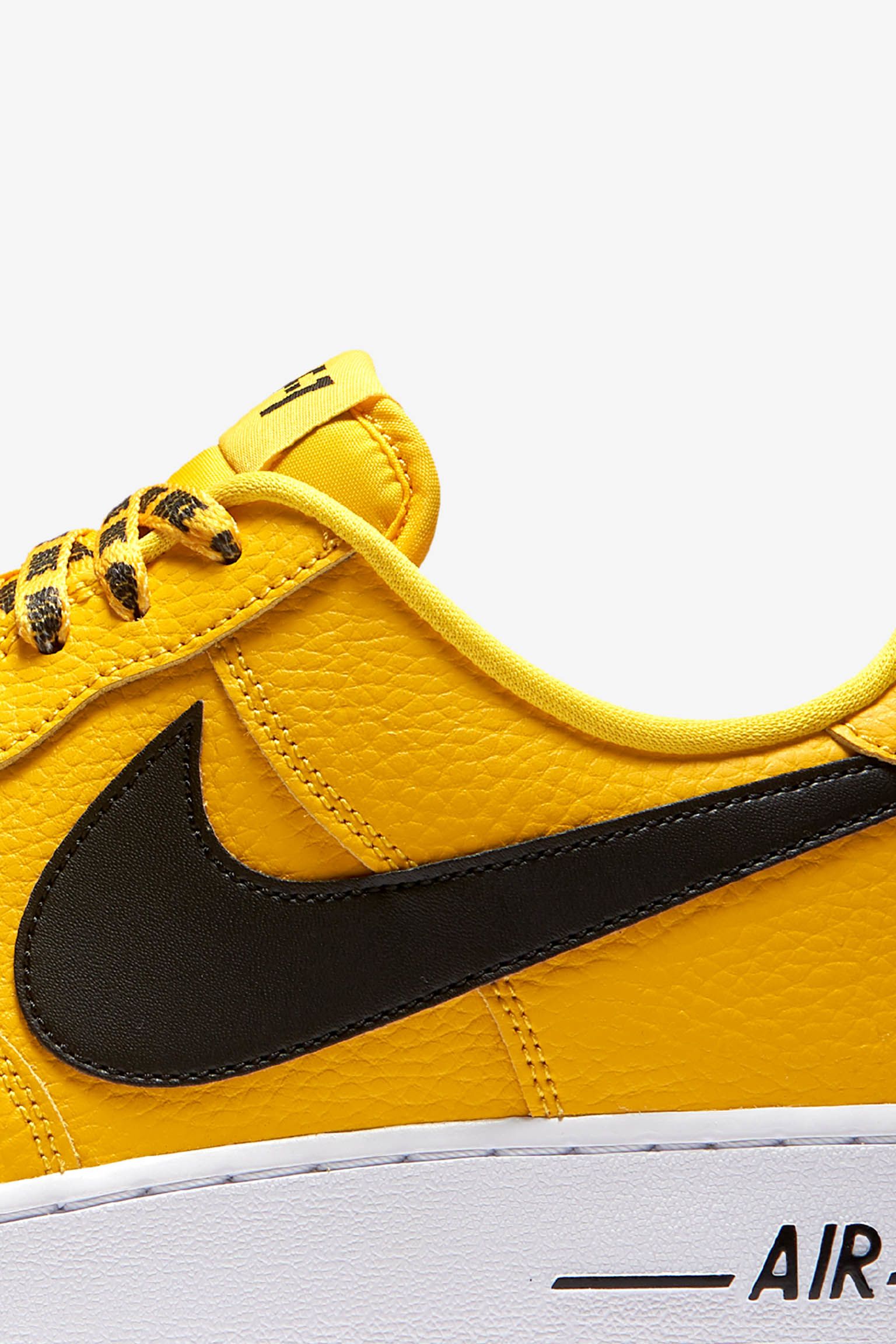 Nike AF 1 Low NBA Amarillo Black White Release Date Nike SNKRS