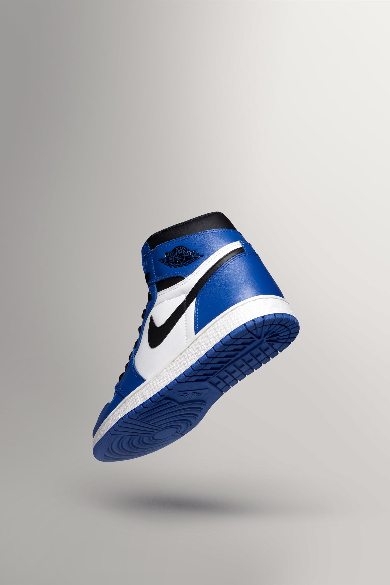 air jordan 1'game royal black summit white release date.