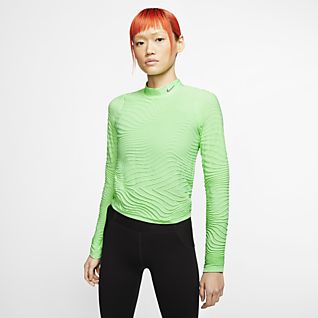 nike womens running tops
