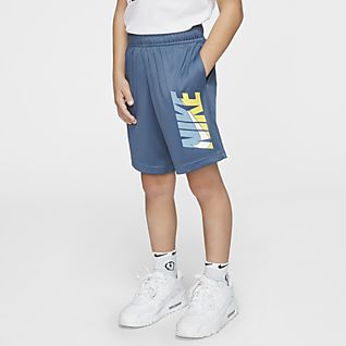 Nike Boys Dry Fly Printed Shorts Blue nwt $35