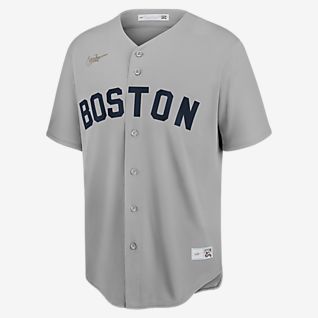 black and red red sox jersey
