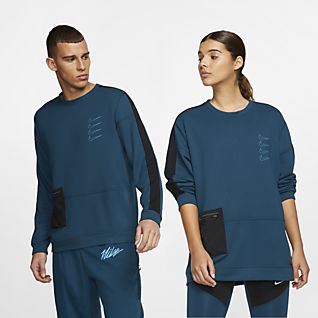 blue nike gym top