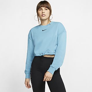 felpa nike donna blu