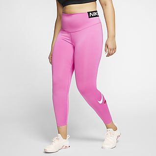 pink nike compression pants