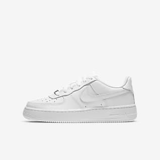 girls white nike shoes