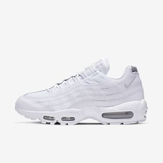 Men's White Air Max 95 Shoes. Nike LU Men's White Air Max 95 Shoes. Nike LU