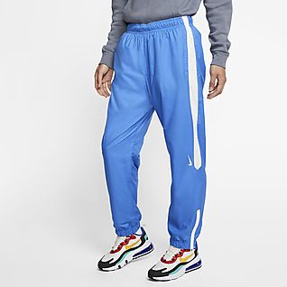 nike swoosh tracksuit blue