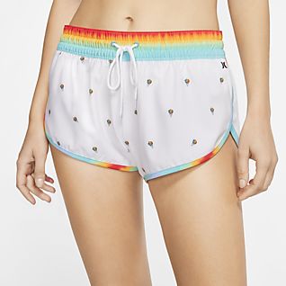 hurley white board shorts