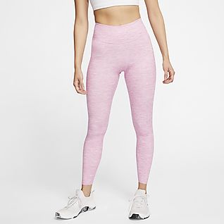 nike women's training tights pink