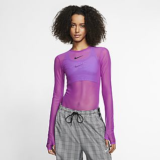 purple nike bodysuit