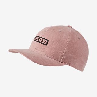 pink hurley hat