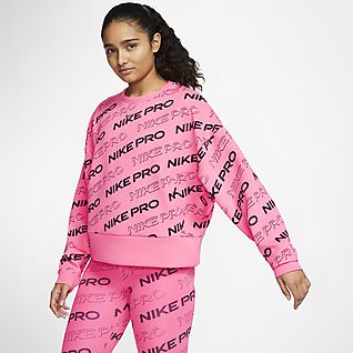 pink nike compression shirt