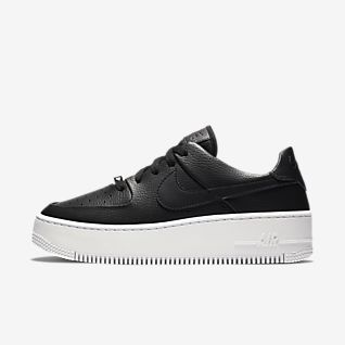 nike air force 1 mid mujer negro