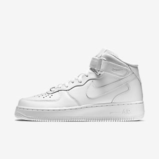 air force 1 mid top white