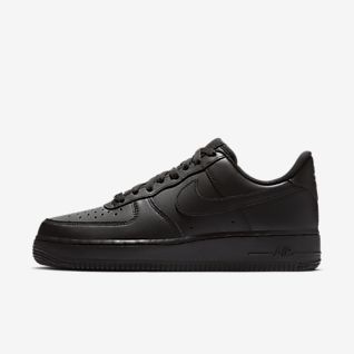 Preto Air Force 1 Sapatilhas Nike Pt