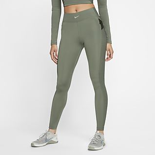 mallas nike mujer olive