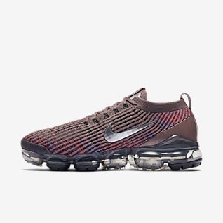 Tênis Nike Air Vapormax Flyknit 3 Azul Marinho e Laranja