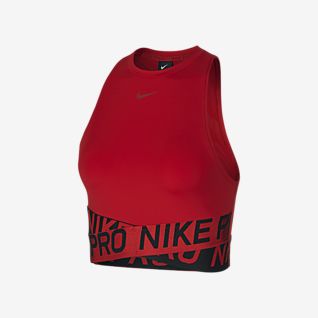 womens red nike tank top