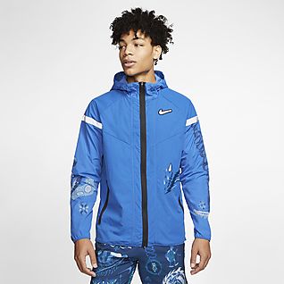 Nike Windbreaker Jacket 727324 101 In Gray For Men White
