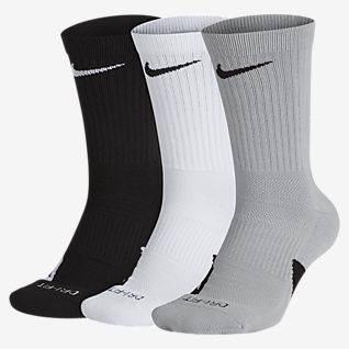 plain white nike socks