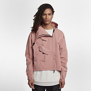 nike pink rain jacket