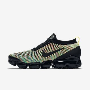 Tênis Nike Air VaporMax 3 Preto e Azul Tns Outlet Os