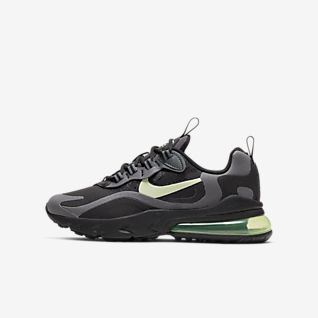 Nike React Air Max 270 Green Orange White Running Shoes