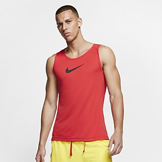nike red sleeveless shirt