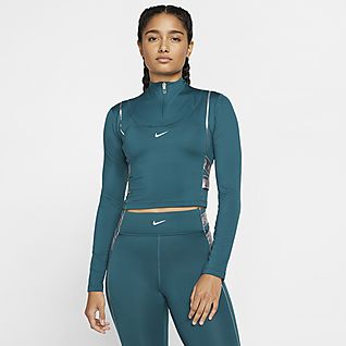 nike pro hyperwarm women's long sleeve top