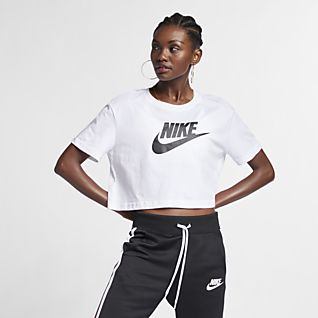 nike white tops womens