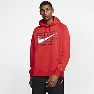 red nike sweatsuit mens