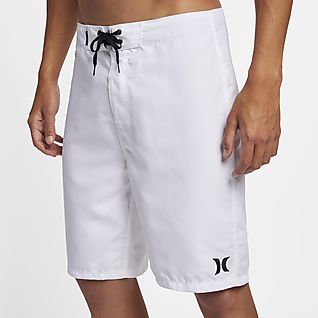 hurley white board shorts