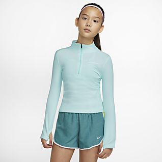 Girls' Nike Running Tops \u0026 T-Shirts 