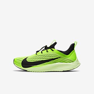 green nike trainers kids