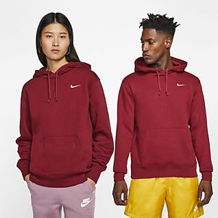 sudaderas nike mujer rojas