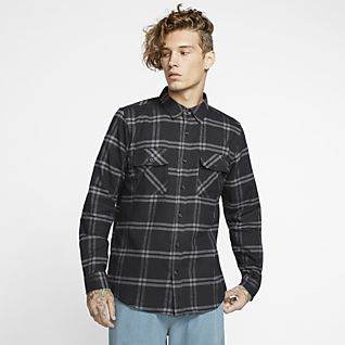 hurley dri fit button down