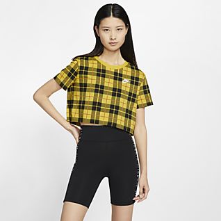 nike t shirts women's yellow