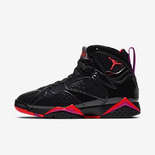 jordan shoes black and red