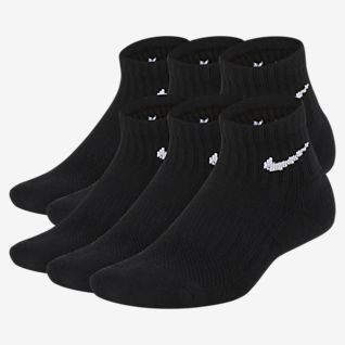 girls black nike socks