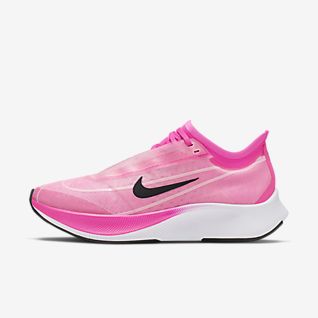 pink nike shoes without laces