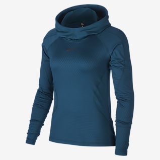 nike pro hyperwarm hooded women's training hoodie