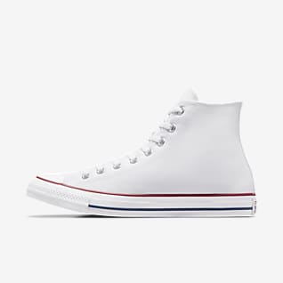 pictures of white converse