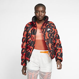 Nike Women's Down Fill Red Jacket Nike Women's Down Fill Red Jacket