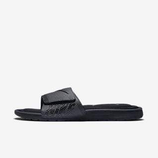 nike sandals grey