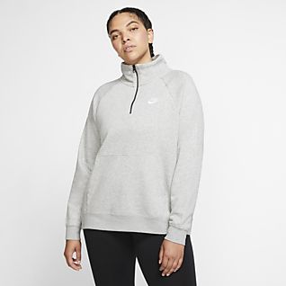 New Women's Nike District 72 LS Long Sleeve Crew Black Gray New Women's Nike District 72 LS Long Sleeve Crew Black Gray