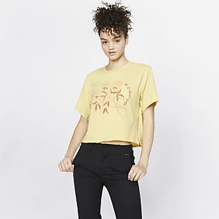 t shirt kyrie donna giallo