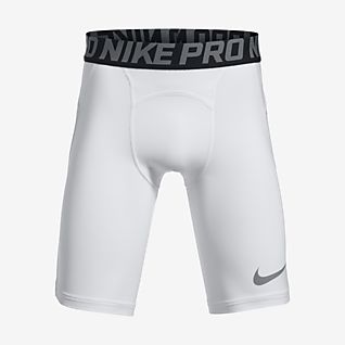 white nike bike shorts